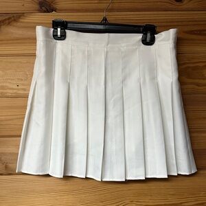 NWT Scktoo Women's Elegant White Pleated Tennis Skirt Size XL
